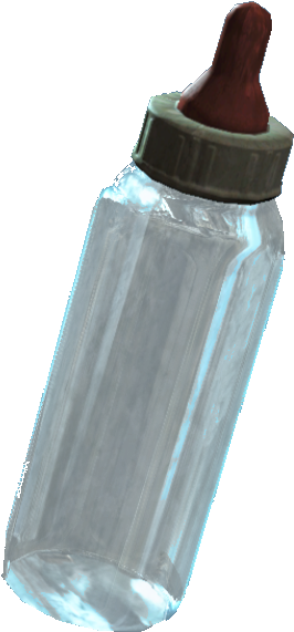 Large Baby Bottle - Baby Bottle Transparent Png (702x650), Png Download