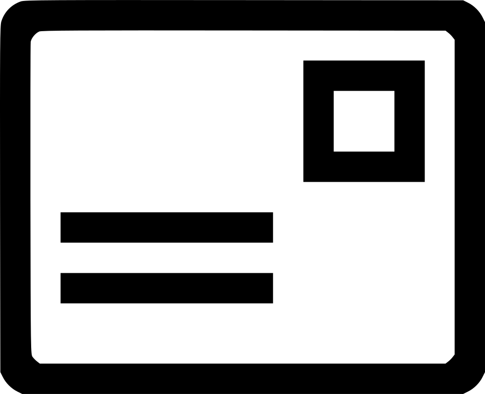 Clipart Black And White Stock Email Png Icon Free Download - Waterville (980x796), Png Download