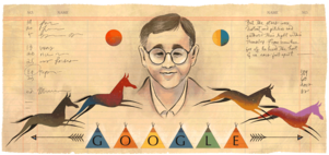 Google Honors James Welch, Writer Of The Native American - Writer James Welch Poems (300x200), Png Download