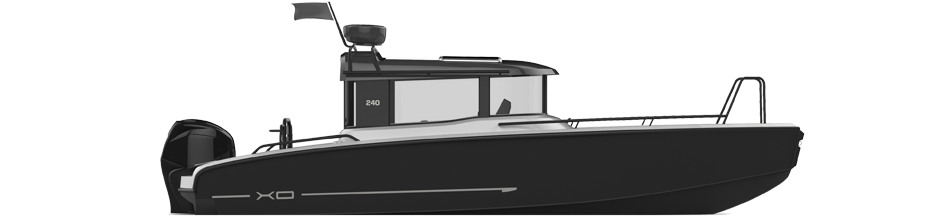 Fleet-240c - Xo 28 Boat (980x472), Png Download