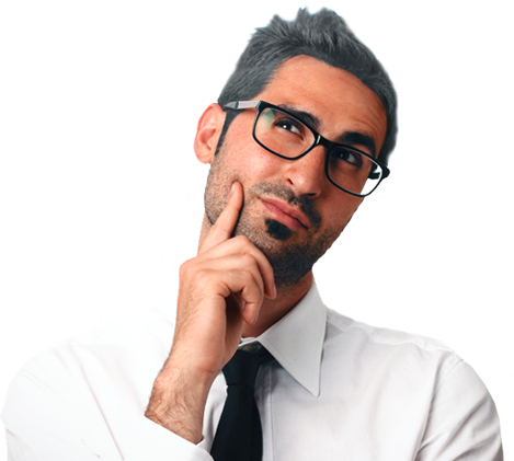 Download - Man Thinking Transparent Background (469x421), Png Download