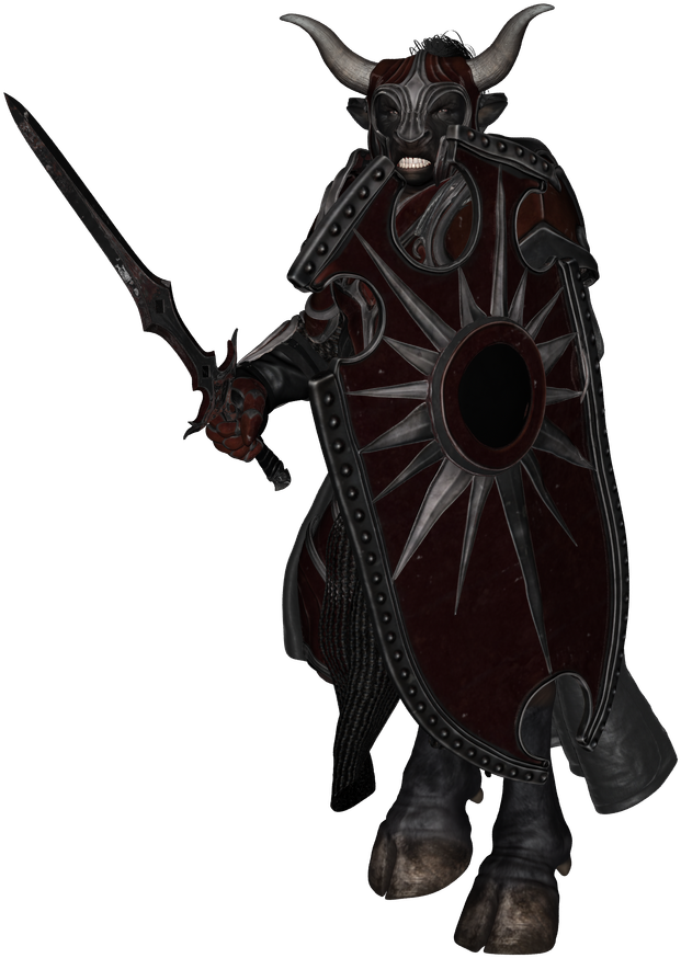 Evil Knight Png - Minotaur Knight (900x900), Png Download