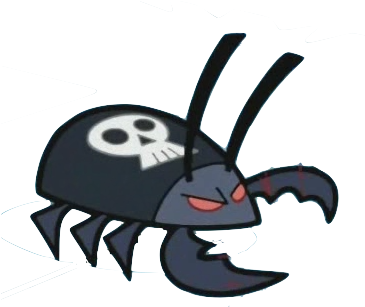 Crabs Clipart Evil - Fairly Odd Parents Evil Bug (364x331), Png Download