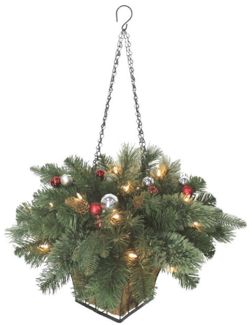 Brookhaven Brokhvn Led Hang Basket, White (652x652), Png Download