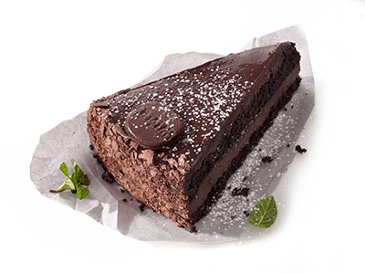 Triple Choc Cake - Chocolate Cake (400x300), Png Download