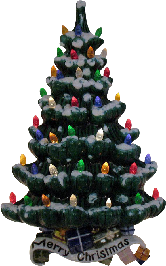 Very Rare Hanging Ceramic Christmas Tree Faux Plastic - Christmas Tree (921x921), Png Download