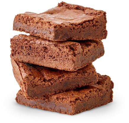 Chocolate Brownie Png (500x500), Png Download