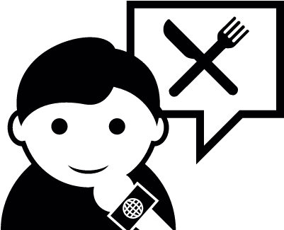 Man Thinking About Eating Vector - Icono Periodista Png (400x400), Png Download