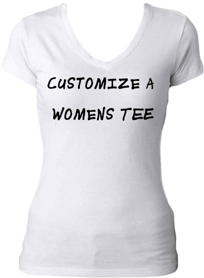 Custom T-shirts For Women - Custom Womens Shirts (783x931), Png Download