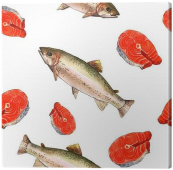Sea Trout Fish - Watercolor Painting (400x400), Png Download