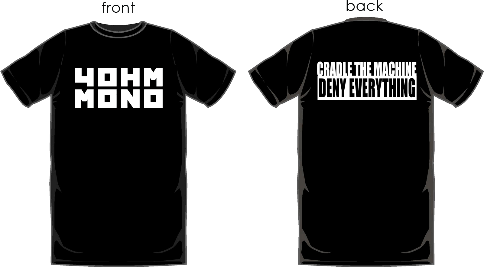 2 Sided Gildan Cotton / 100% Cotton Black T-shirt W/white - Fuck Paragraph 31 (1600x893), Png Download