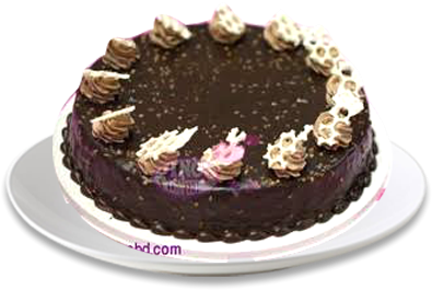 Picture Of Chocolate Fudge Cake - Fudge Cake (550x550), Png Download