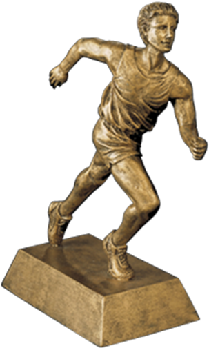Signature Series Resin Trophy For Track & Field Events - Track Trophy (699x800), Png Download