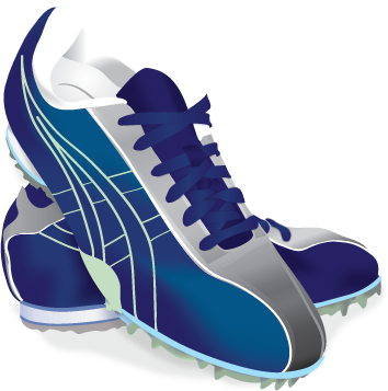 Picture Of Shoes On A Shelf - Boot (354x357), Png Download