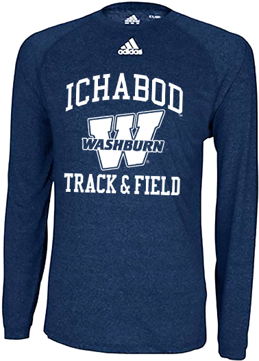Washburn Track And Field Adidas Climalite Long Sleeve - High School (720x540), Png Download