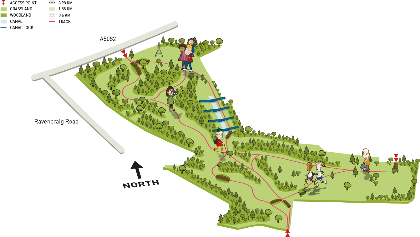 Map Of The Land Trust's Ashtons Field - Ashtons Field (1400x851), Png Download