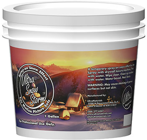 Ultra Snow Storm Spray-on Snow Effect, White, Gallon - Kawohl Schafmilchseife Stern Gesegnete Weihnachten (500x500), Png Download