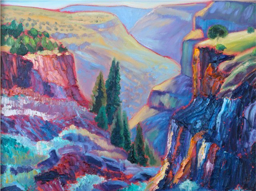Earth And Spirit Gallery- Taos, Nm , Landscape Paintings - Painting (1224x765), Png Download