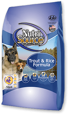 Trout & Rice - Nutrisource Dog Food Trout (300x400), Png Download