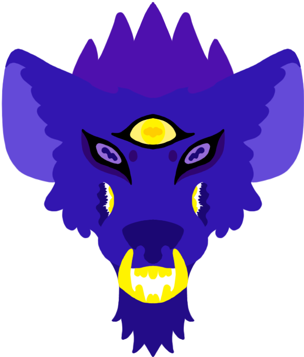 Wolf Face - Cartoon (594x697), Png Download
