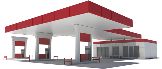Gas Station Png Hd - Gas Station Pump Png (678x284), Png Download