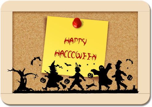 Decorate Your Website For Halloween With 48 Free Fonts, - Trick Or Treat Border (600x480), Png Download