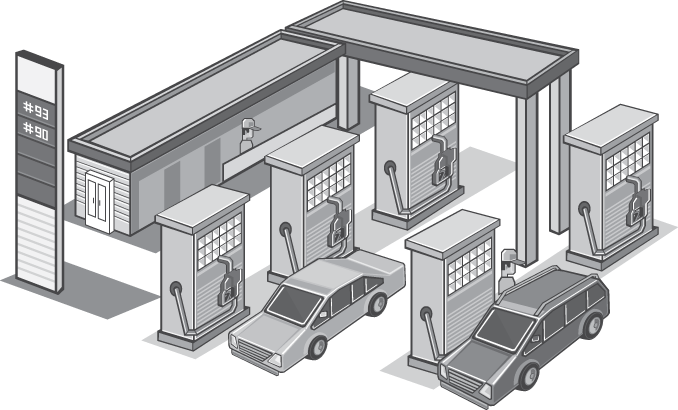 Sort By Category - Gas Station Png Transparent (678x410), Png Download