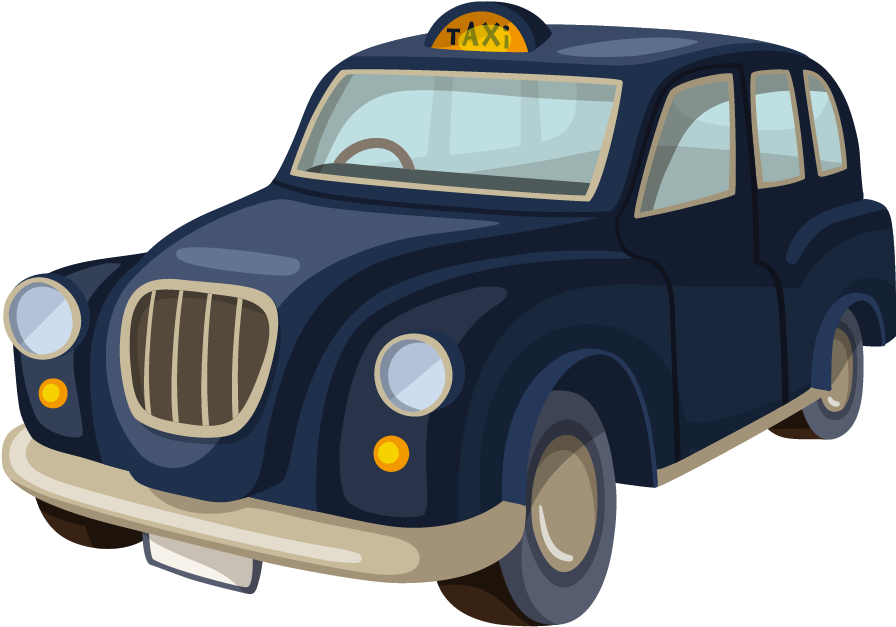 Vector Freeuse Download London Cartoon Stock Illustration - Clip Art London Taxi (1042x1042), Png Download