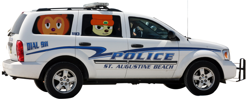Police Car - Police Car Side Png (1012x414), Png Download