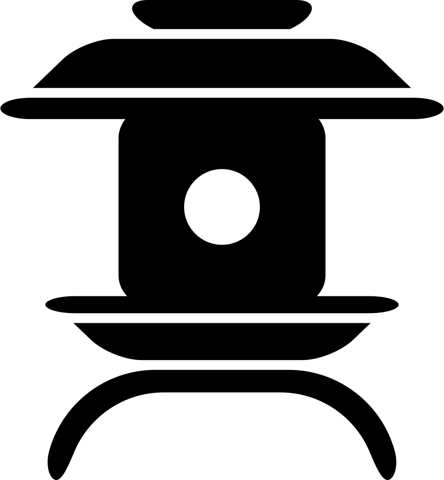 Japanese Lamppost - - Street Light (906x980), Png Download