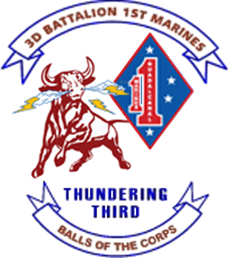 3rd Bn-1st Mar 3 - 3rd Bn 1st Marines (461x522), Png Download