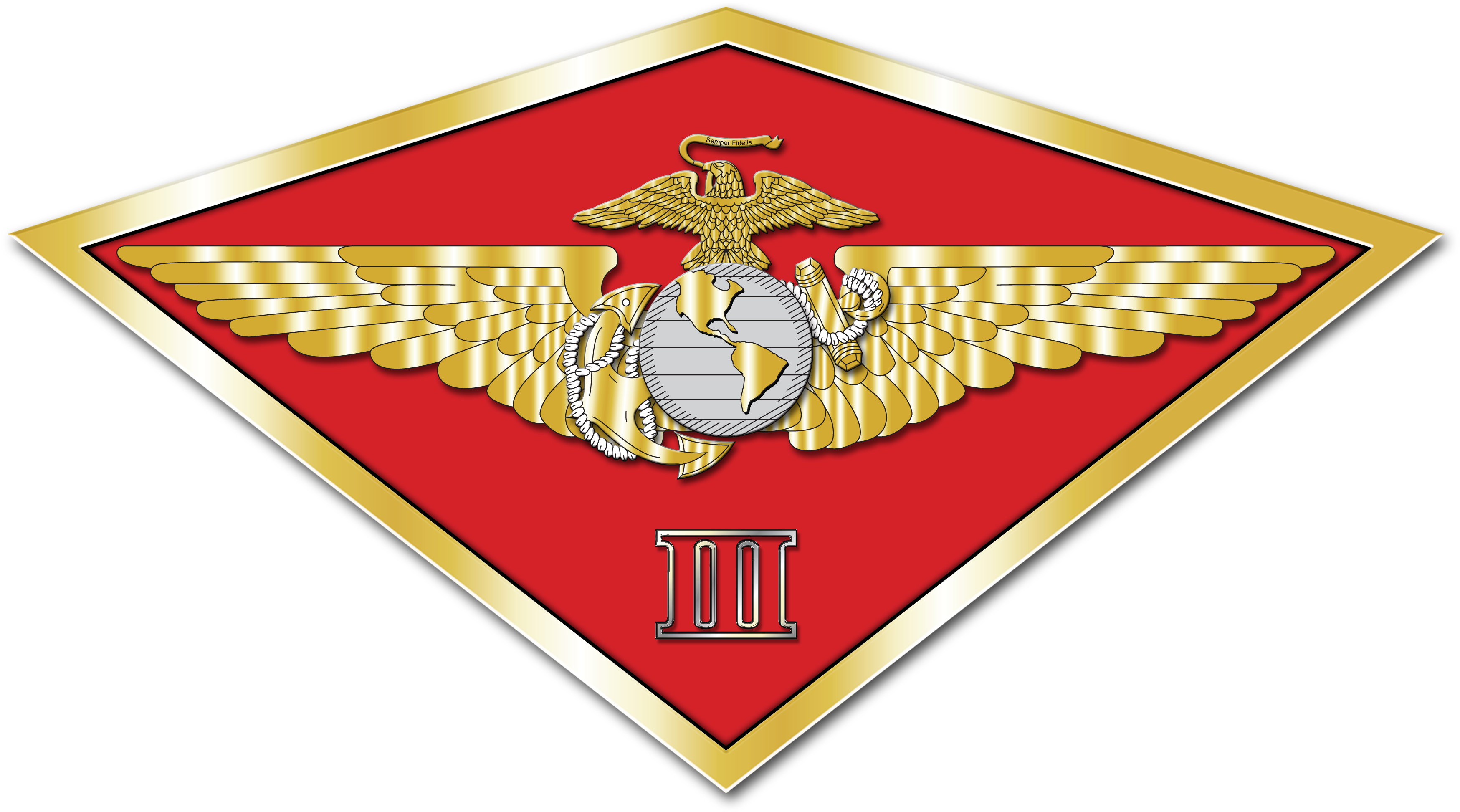 File - Usmc - 4maw - 2nd Marine Aircraft Wing Logo (771x423), Png Download