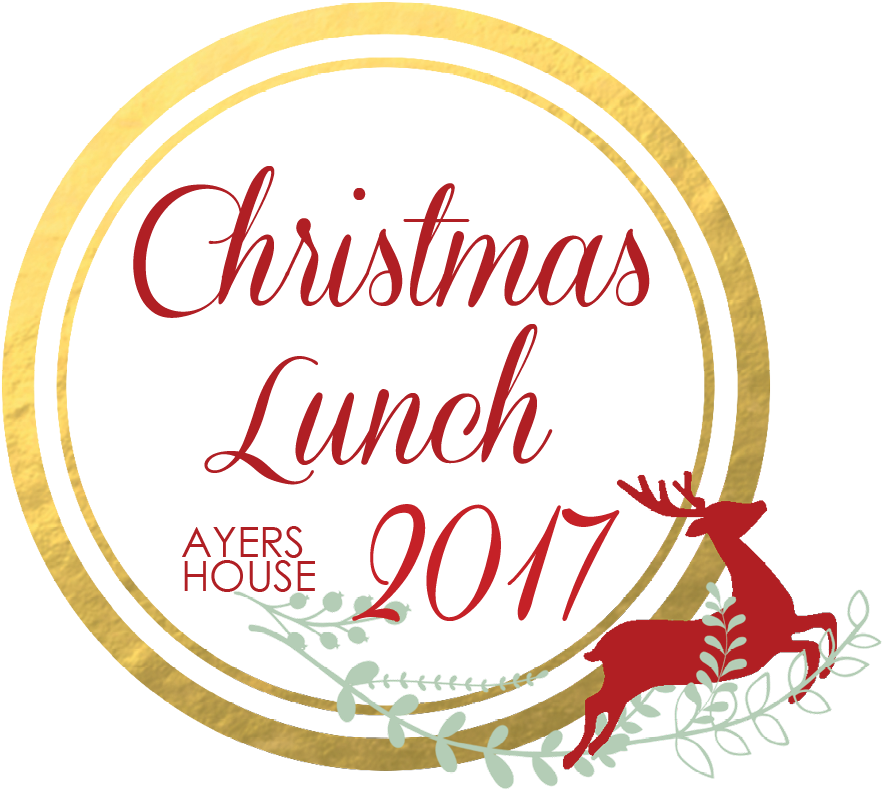 28 Collection Of Christmas Lunch Clipart - Merry Christmas Round Ornament (1061x949), Png Download