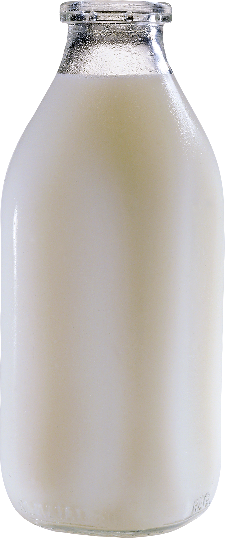 Milk Bottle Png - Glass Milk Bottle (906x2165), Png Download