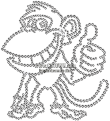 Pure Crystal Cute Monkey Iron Pattern For Garments - Party Monkey Cartoon (450x450), Png Download