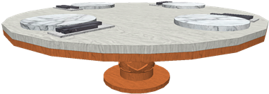 Dining Table - Poker Table (420x420), Png Download