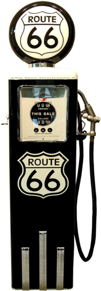 Reproduction American Gas Pump - Pompe À Essence Decorative (215x600), Png Download