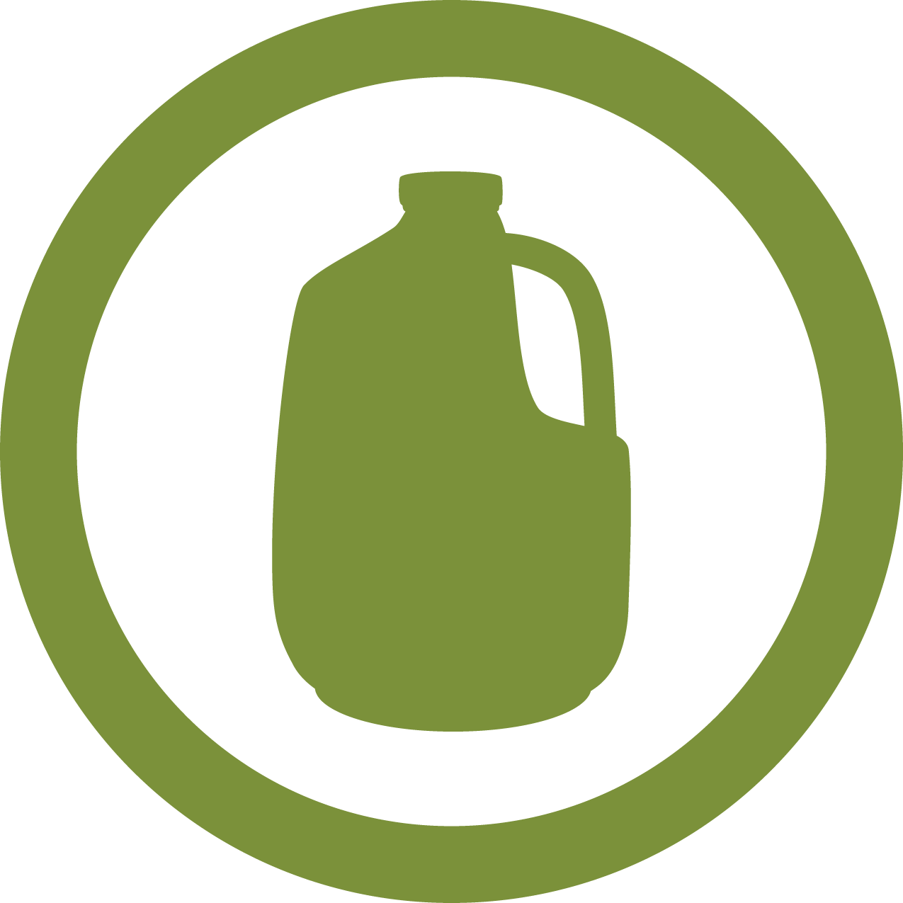 Milk Jug Clipart Plastic Container - Linterna Verde Logo Vector (1275x1275), Png Download