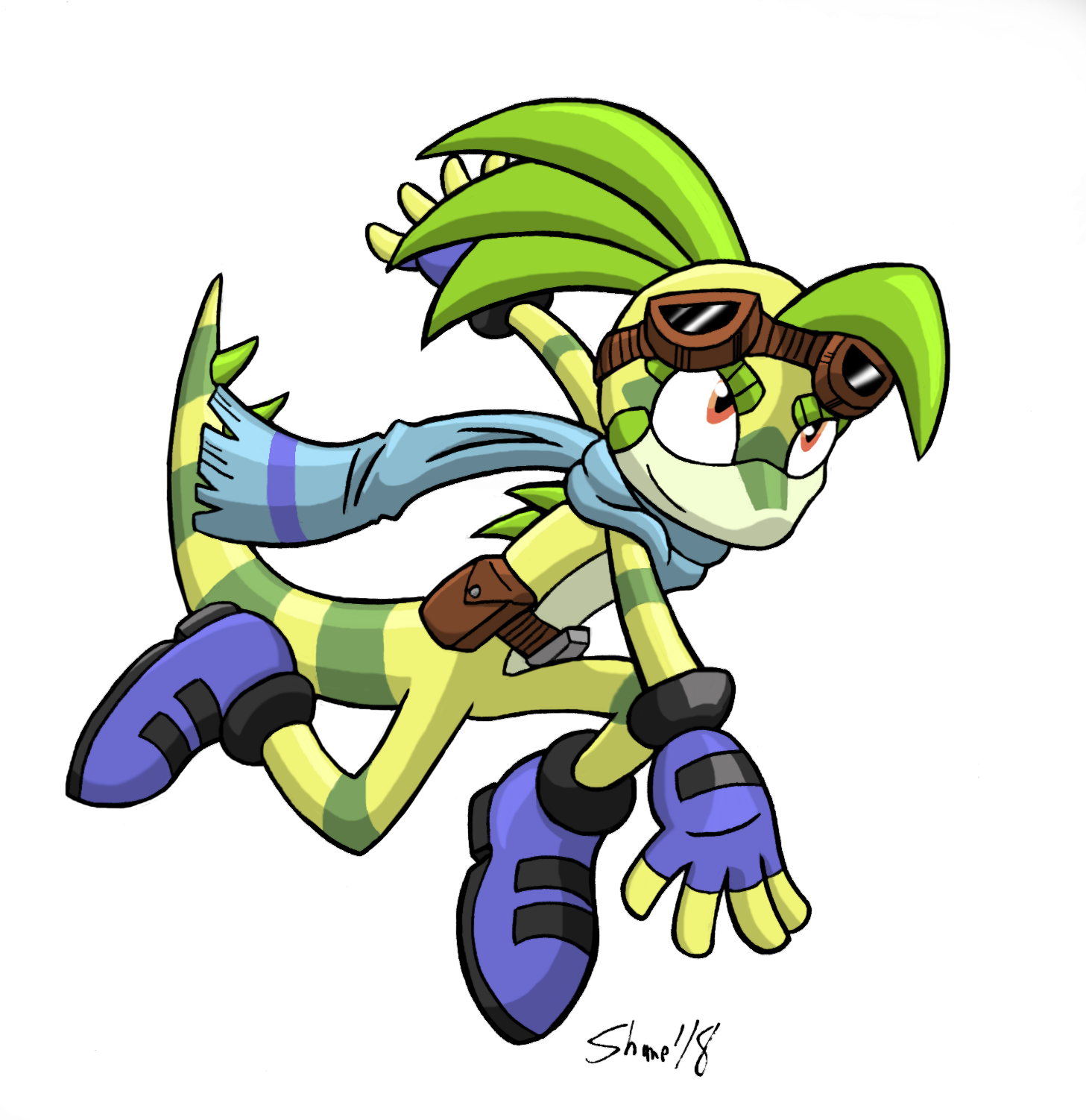 Author Comments - Common Iguanas (1457x1502), Png Download