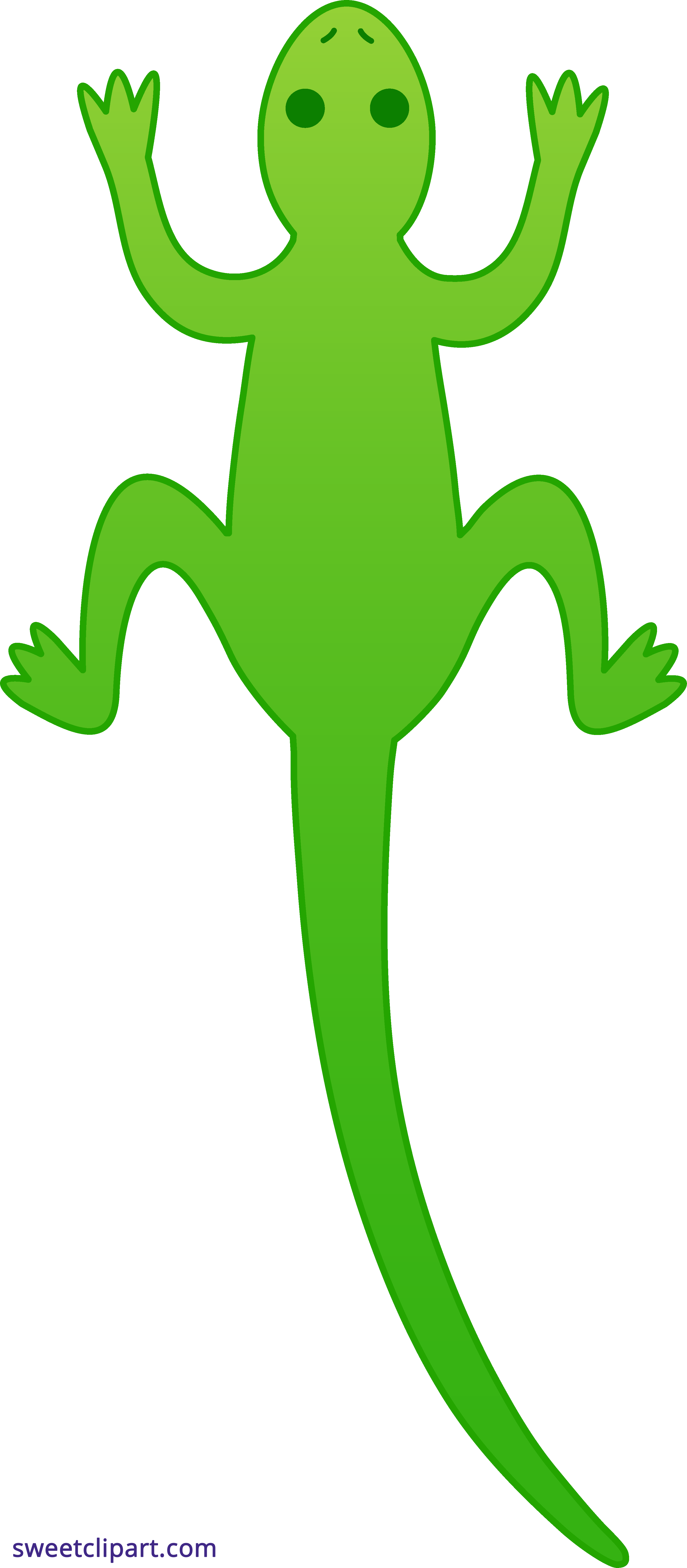 Cute Lizard At Getdrawings Com Free For - Lizard Clipart (768x1753), Png Download