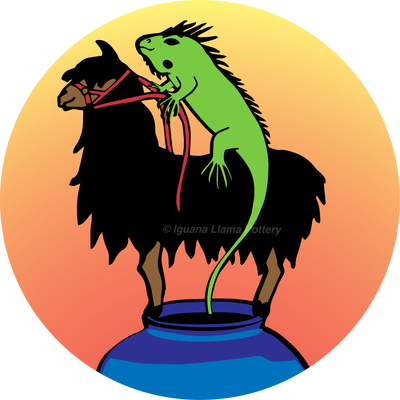 Picture - Iguana Llama (400x400), Png Download