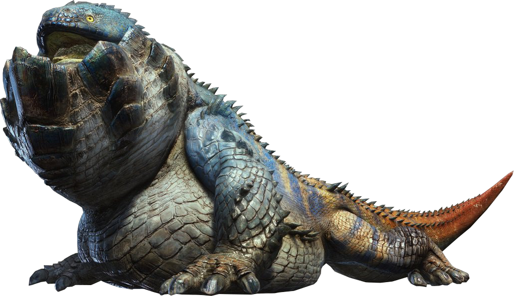 Melee Weapon Attack - Monster Hunter World Monsters (1034x597), Png Download