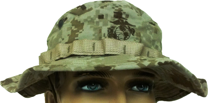 Large Image Usmc Gi Desert Marpat Boonie Hat, Full - Marines Hat (800x398), Png Download