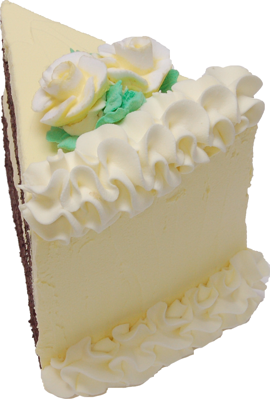 Lemon Fake Cake Slice B - Cake (879x1295), Png Download