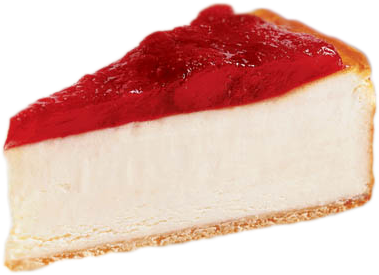 Cheesecake Slice Png - Strawberry Cheesecake Slice Png (497x362), Png Download