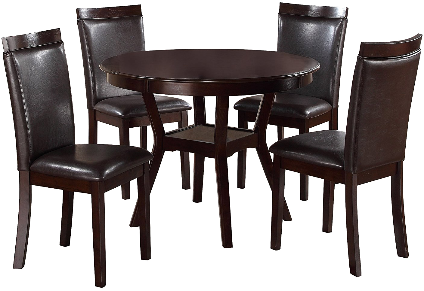 Dining Table Png File - Red Barrel Studio Marjorie 5 Piece Dining Set (1500x1010), Png Download