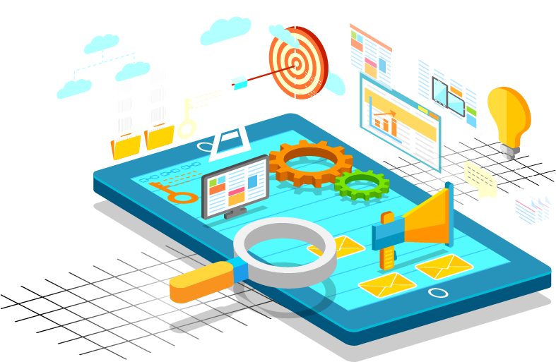 Office, And Custom Packages Specifically Designed With - Digital Branding (833x545), Png Download