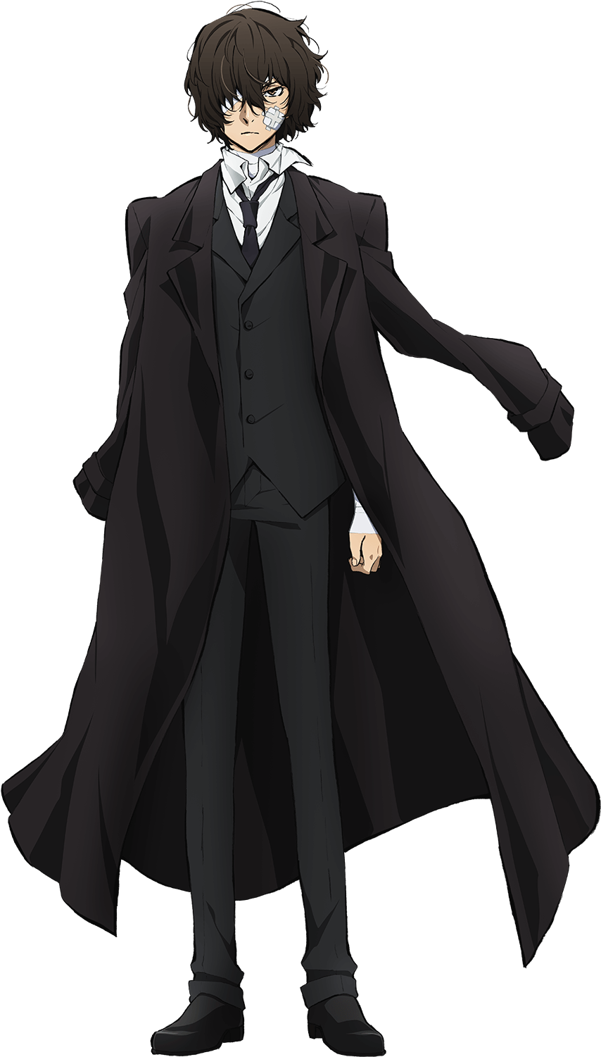 Dazai Mafia - Dazai Osamu Port Mafia (1100x1500), Png Download