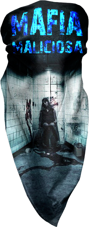 Mascaras Da Mafia Maliciosa - Bandana Mafia Maliciosa (442x882), Png Download