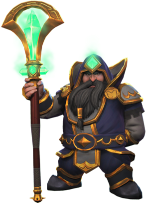 Dwarf Priest Image - Dwarf Priest (400x405), Png Download